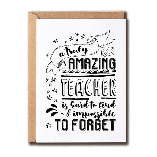 NTVShop A Truly Amazing Teacher Karte – Dankeskarte – Lustige Lehrer-Wertschätzungskarte – Erstaunliche Lehrer-Karte – Lehrer Abschied NTVShop A Truly Amazing Teacher Karte – Dankeskarte – Lustige Lehrer-Wertschätzungskarte – Erstaunliche Lehrer-Karte – Lehrer Abschied von NTVShop
