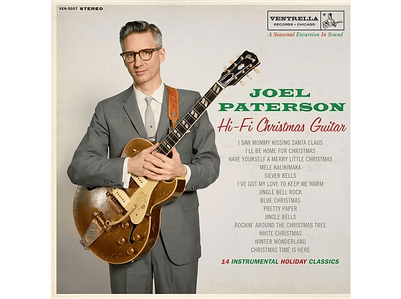 Joel Paterson - Hi-Fi Christmas Guitar (Silver Bells Colored LP) (Vinyl) von NU-TONE