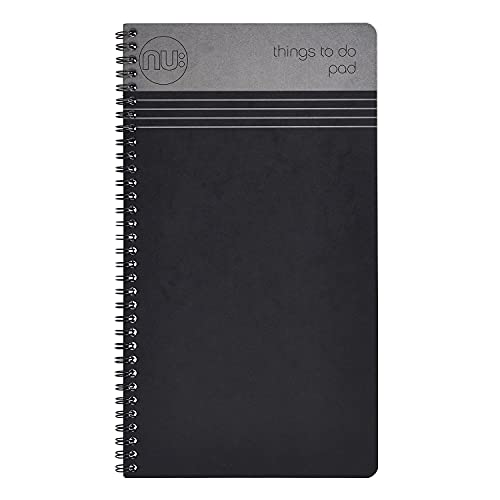 NU Notizbücher – Craze Cloud Range – Things to Do Pad – Notizbuch mit Spiralbindung – Schreibwaren-Notizbücher – linierter Notizblock – Schwarz – 110 Seiten, NU003517-FSC-BK, 157 x 282 cm NU Notizbücher – Craze Cloud Range – Things to Do Pad – Notizbuch mit Spiralbindung – Schreibwaren-Notizbücher – linierter Notizblock – Schwarz – 110 Seiten, NU003517-FSC-BK, 157 x 282 cm von NU