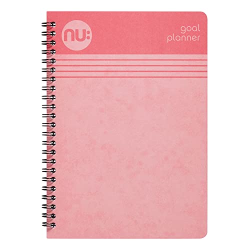 NU Notizbücher – Torplaner – Cloud Pastels Range – A5 rosa Notizbuch – Tages-Tagebuch – 150 Seiten (NU004120-FSC) von NU