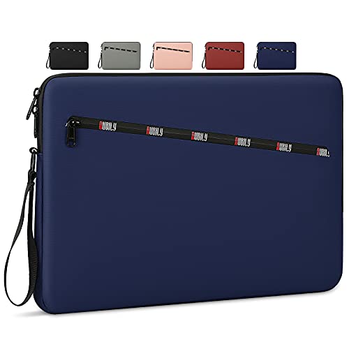 NUBILY Laptophülle 15-15.6 Zoll Laptop Tasche Wasserdicht Laptop Sleeve Case Stoßfest Notebook Hülle PC Schutzhülle Schutztasche für MacBook Air/Pro Blau von NUBILY