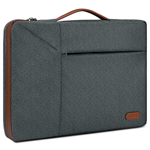 NUBILY Laptoptasche 15,6 Zoll Stoßfest Laptop Hülle Aktentaschen wasserdichte Schutzhülle Laptop Sleeve Case Notebook Tasche für Herren Damen von NUBILY