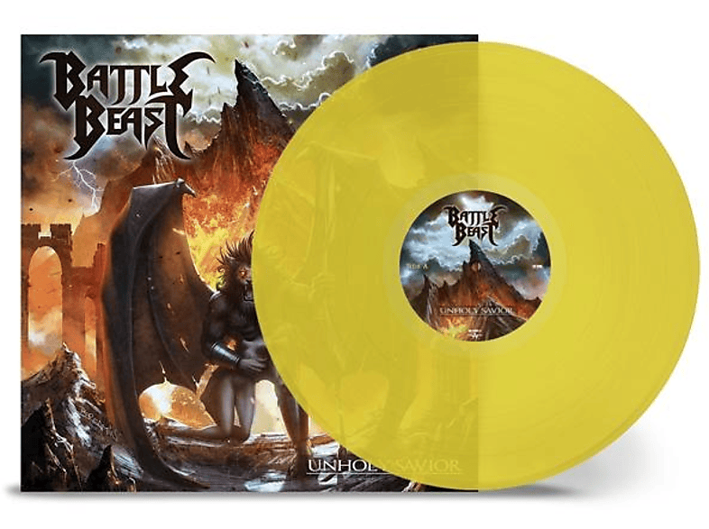 Battle Beast - Unholy Savior (TRANSPARENT YELLOW VINYL) (Vinyl) von NUCL.BLAST
