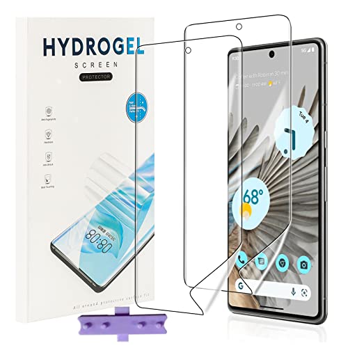 NUCNOK 2 Stück Schutzfolie für Google Pixel 7A,Weiche Flexibilität Hydrogel Folie mit Positionierhilfe,Fingerabdruck-ID Unterstützen,Kratzfest Keine Blasen NUCNOK 2 Stück Schutzfolie für Google Pixel 7A,Weiche Flexibilität Hydrogel Folie mit Positionierhilfe,Fingerabdruck-ID Unterstützen,Kratzfest Keine Blasen von NUCNOK
