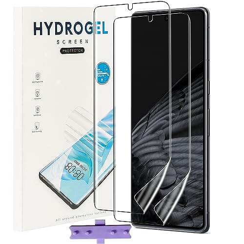 NUCNOK 2 Stück Schutzfolie für Google Pixel 8 Pro,Weiche Flexibilität Hydrogel Folie mit Positionierhilfe,Fingerabdruck-ID Unterstützen,Kratzfest Keine Blasen NUCNOK 2 Stück Schutzfolie für Google Pixel 8 Pro,Weiche Flexibilität Hydrogel Folie mit Positionierhilfe,Fingerabdruck-ID Unterstützen,Kratzfest Keine Blasen von NUCNOK