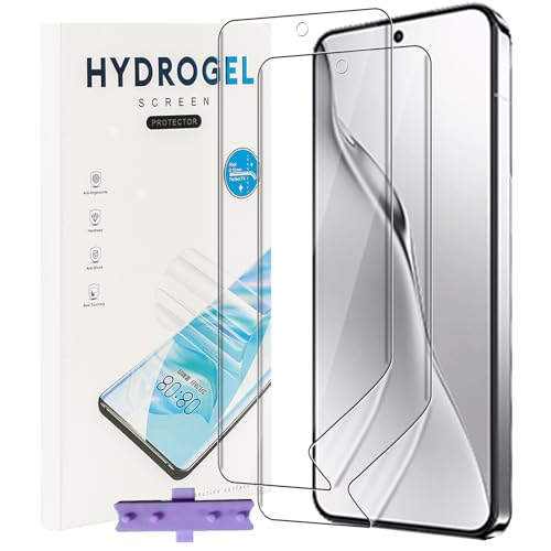 NUCNOK 2 Stück Schutzfolie für Xiaomi 15,Weiche Flexibilität Hydrogel Folie mit Positionierhilfe,Fingerabdruck-ID Unterstützen,Kratzfest Keine Blasen von NUCNOK