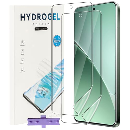 NUCNOK 2 Stück Schutzfolie für Xiaomi 15 Ultra/Xiaomi 15 Pro,Weiche Flexibilität Hydrogel Folie mit Positionierhilfe,Fingerabdruck-ID Unterstützen,Kratzfest Keine Blasen NUCNOK 2 Stück Schutzfolie für Xiaomi 15 Ultra/Xiaomi 15 Pro,Weiche Flexibilität Hydrogel Folie mit Positionierhilfe,Fingerabdruck-ID Unterstützen,Kratzfest Keine Blasen von NUCNOK
