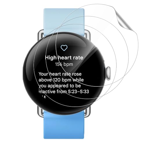 NUCNOK 3 Stück Schutzfolie für Google Pixel Watch 2,Klar HD Weich Hydrogel Folie, Volle Abdeckung, Blasenfreie, Kratzfest,Anti-Fingerprint, 3D Full Cover Displayschutzfolie von NUCNOK