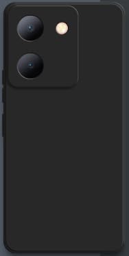 NUCNOK Hülle für Vivo Y36 4G,Dünne Weiche TPU Silikon Stoßfest Schutzhülle,Kratzfest Handyhülle Schwarz Case von NUCNOK