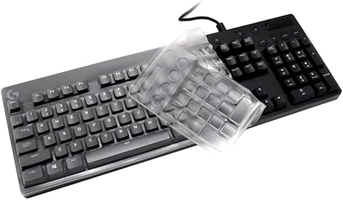 NUCNOK Tastaturschutz für Logitech G213 Prodigy,Ultra-Dünner Wasserdichter Silikon-Tastaturschutz,Staub,Schutz für Tastatur von NUCNOK