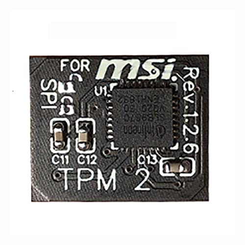 NUHFUFA 12 Pin SPL TPM2.0 Sicherheitsmodul vertrauenswürdige Plattform für MSI MS -4136-4462 Reparaturteil von NUHFUFA