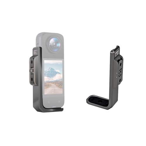 NUHFUFA Aluminium-Sportkamera-Halterung für Insta360 X4, horizontale Halterung, Schnellspanner, Schaltstativ, Insta360 X4 Kamera-Zubehör von NUHFUFA