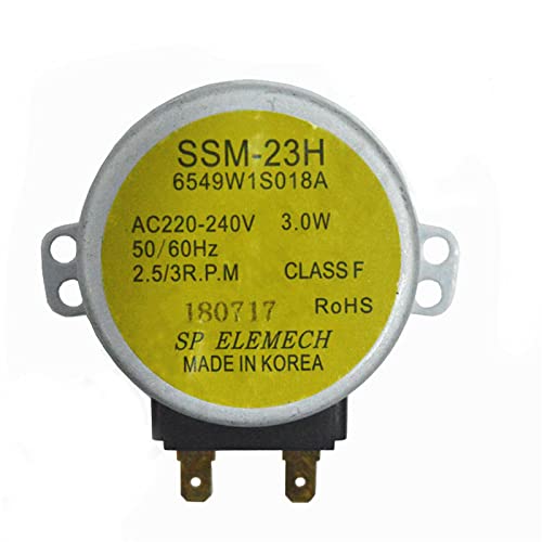 NUHFUFA Drehtellermotor Turntable Motor Universal Für LG Microwave MP9482 MP9483 MP9485 Serie 6549W1S018A SSM-23H NUHFUFA Drehtellermotor Turntable Motor Universal Für LG Microwave MP9482 MP9483 MP9485 Serie 6549W1S018A SSM-23H von NUHFUFA