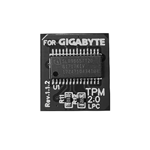 NUHFUFA Ersatz-Sicherheitsmodul TPM 2.0 LPC 12-poliger (12-polig) Sicherheitsmodul für Gigabyte GC-TPM20 Plattformzubehör von NUHFUFA