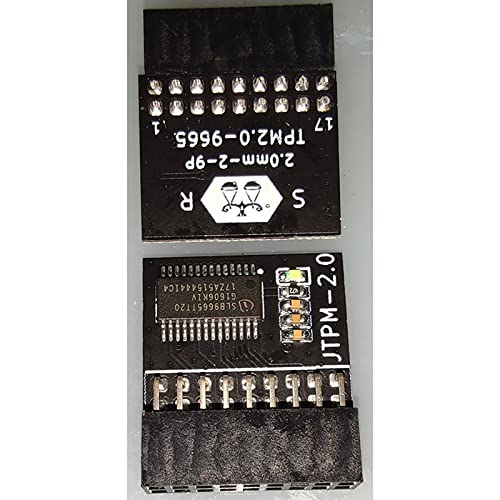 NUHFUFA TPM TPM2.0 Modul ASRock TPM 18-1 Pin Sicherheitsmodul Win11 Fit für Infineon Teile(LPC) von NUHFUFA