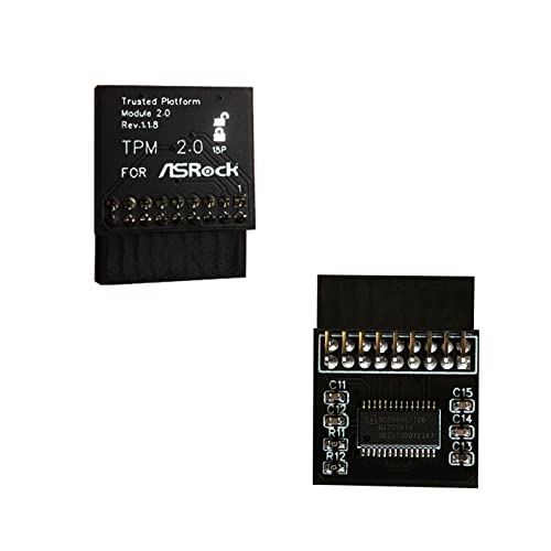 Professionelles TPM2.0 Sicherheitsmodul LPC 18 Pin As.Rock (18-1) Pin Motherboards Karte für As.Rock TPM2 -SLI-S -SPI Plattform Ersatzteil von NUHFUFA
