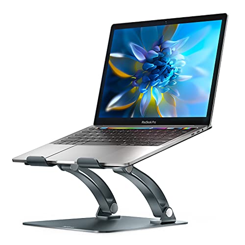NULAXY Laptop Ständer, Einstellbar Notebook Ständer, Ausblendbar laptopständer Kompatibel für alle 10-17 inches Notebooks: MacBook Pro/Air, Dell, HP, Samsung - Grau NULAXY Laptop Ständer, Einstellbar Notebook Ständer, Ausblendbar laptopständer Kompatibel für alle 10-17 inches Notebooks: MacBook Pro/Air, Dell, HP, Samsung - Grau von NULAXY
