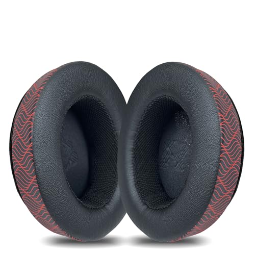 Nullmini Ersatz-Ohrpolster für HyperX Cloud 1/I/2/II/3/III/Pro/Core/Alpha/Alpha S/Flight/Stinger/CloudX/Silver Kopfhörer, Kühlgel, Ohrenschützer, Headset-Hülle, Ohrpolster (Leather) von NULLMINI