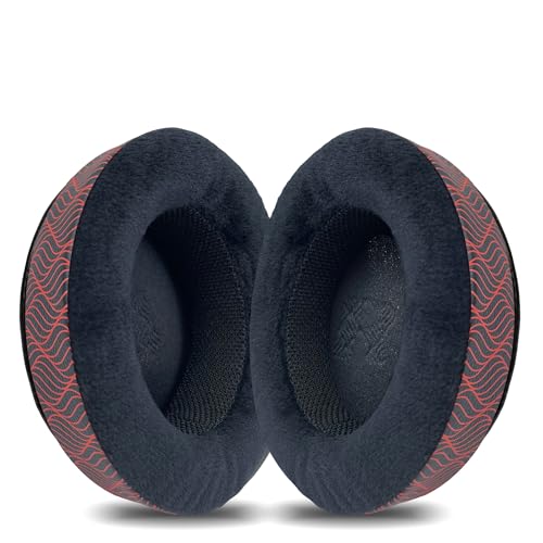 Nullmini Ersatz-Ohrpolster für HyperX Cloud 1/I/2/II/3/III/Pro/Core/Alpha/Alpha S/Flight/Stinger/CloudX/Silver Kopfhörer, Kühlgel, Ohrenschützer, Headset-Hülle, Ohrpolster (Velvet) von NULLMINI