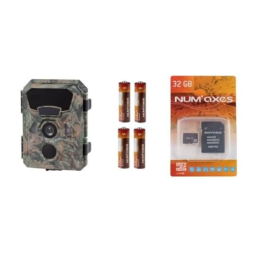 Package Includes: PIE1066 Trail Camera + Batteries (x4) + 32 GB SD Card von NUM'AXES