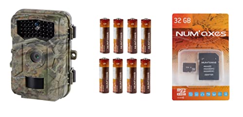 Pack Trail Camera PIE1059 + Batteries (x8) + 32 GB SD Card von NUM'AXES