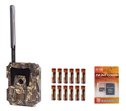 Package Includes: PIE1046 Trail Camera + Batteries (x12) + 32 GB SD Card von NUM'AXES