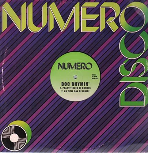 Practitioner of Rhymes / No Title Can Describe [Vinyl LP] von NUMERO