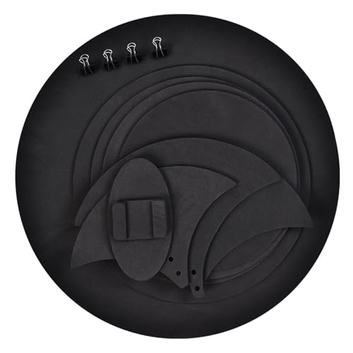 10pcs Schalldämpfer Trommelübungspad Bass Drums leiser leiser Sound off Black 10pcs Schalldämpfer Trommelübungspad Bass Drums leiser leiser Sound off Black von NUMNBE
