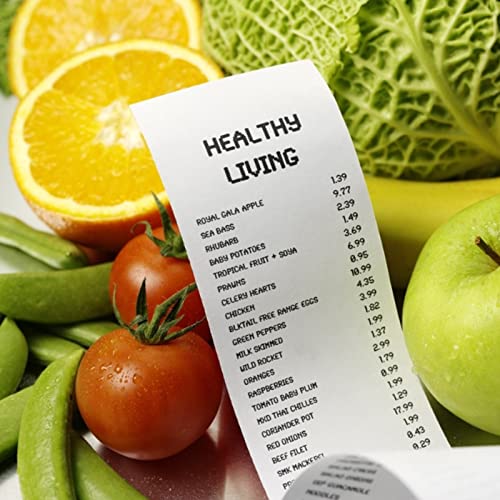 4 Rollen Thermopapier 57x40mm/2,24x1,57 Zoll Weiße Thermorollen Rechnungsbeleg Klarer Druck für Kassensystem 58mm POS Thermischer Belegdrucker Taxibeleg Restaurant Online-Zahlung 4 Rollen Thermopapier 57x40mm/2,24x1,57 Zoll Weiße Thermorollen Rechnungsbeleg Klarer Druck für Kassensystem 58mm POS Thermischer Belegdrucker Taxibeleg Restaurant Online-Zahlung von NUMNBE