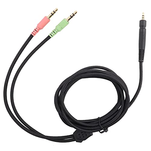 Gaming Headphone Cable G4ME ONE PC 373D PC37X GSP350 500 600 KABEL FÜR GAMING-HEADSET HOCHWERTIGES MATERIAL SCHWARZ 1.ETER Gaming Headphone Cable G4ME ONE PC 373D PC37X GSP350 500 600 KABEL FÜR GAMING-HEADSET HOCHWERTIGES MATERIAL SCHWARZ 1.ETER von NUMNBE