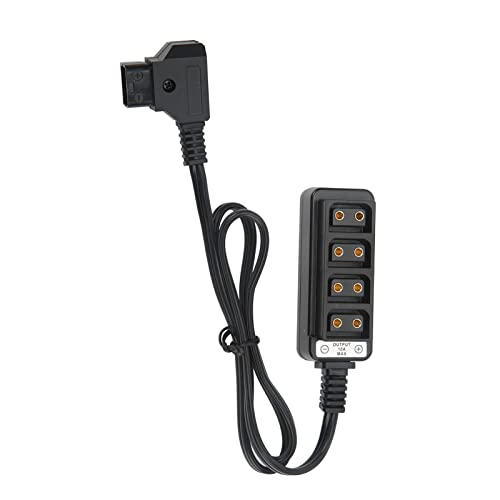 Kamera AKKU D-TAP MÄNNLICH ZU 4 WEIBLICHEN Splitter Power Kabel Adapter 60CM LANG FÜR MATSUSHITA Anton Port BATTERIEN von NUMNBE