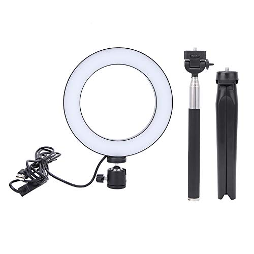 LED Ring Light Tragbare 6 Zoll Fill Light USB Dimmbare Fotobeleuchtung mit Tischstativ und Selfie-Stick für Schönheitsaufnahmen LED Ring Light Tragbare 6 Zoll Fill Light USB Dimmbare Fotobeleuchtung mit Tischstativ und Selfie-Stick für Schönheitsaufnahmen von NUMNBE
