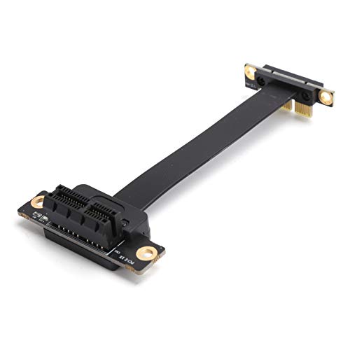 NUMNBE PCI-E 1X Dual 90° Netzwerkadapter mit LED-Anzeige, Gen3 8Gbps, Flexible Kabel, Dustproof Design, hohe Übertragungsrate für ATX/BTX Chassis NUMNBE PCI-E 1X Dual 90° Netzwerkadapter mit LED-Anzeige, Gen3 8Gbps, Flexible Kabel, Dustproof Design, hohe Übertragungsrate für ATX/BTX Chassis von NUMNBE