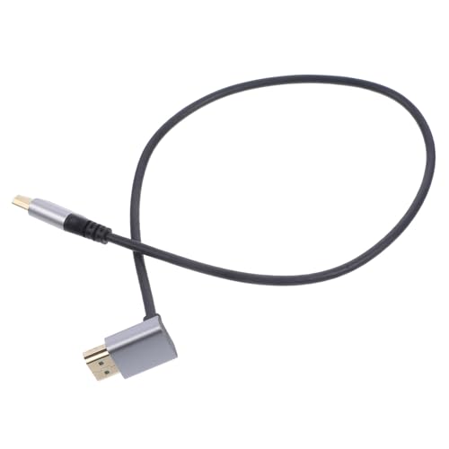 NUOBESTY 0.5M Videokabel Mit Abgewinkeltem Hochgeschwindigkeits Verbindungskabel Für Computer Fernseher Top Boxen Langlebig NUOBESTY 0.5M Videokabel Mit Abgewinkeltem Hochgeschwindigkeits Verbindungskabel Für Computer Fernseher Top Boxen Langlebig von NUOBESTY