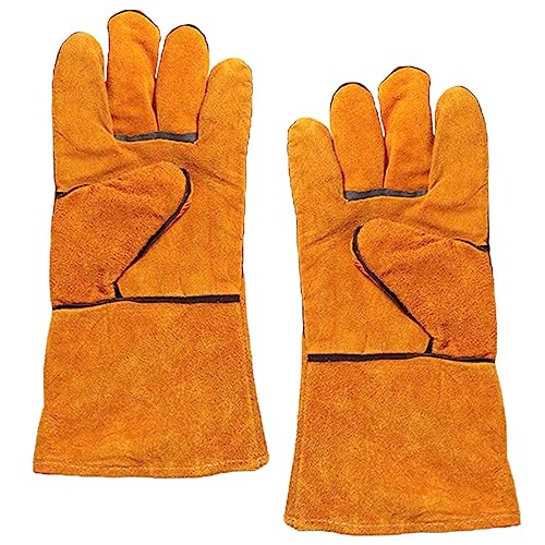 NUOBESTY 1 Paar Anti-scenen-handschutz Strapazierfähige Ofenhandschuhe Ofengrill Ofenhandschuhe Doppelt Baumwolle Grillen Im Freien Küchenhandschuhe Für Backofen Kochen Rindsleder Orange NUOBESTY 1 Paar Anti-scenen-handschutz Strapazierfähige Ofenhandschuhe Ofengrill Ofenhandschuhe Doppelt Baumwolle Grillen Im Freien Küchenhandschuhe Für Backofen Kochen Rindsleder Orange von NUOBESTY