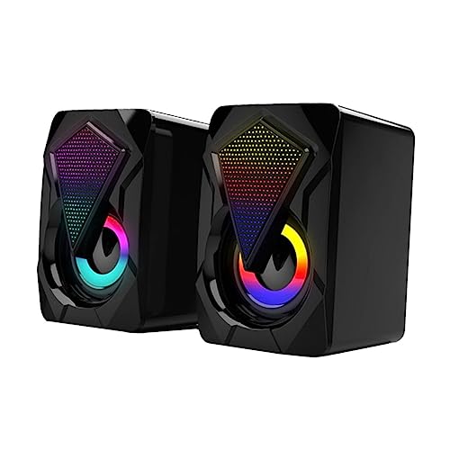NUOBESTY 1 Paar Computer-Audio Mini Winzig Computerlautsprecher Für Den Desktop Tragbarer Lautsprecher Desktop-Lautsprecher USB-Lautsprecher Kompakt Mit Schwarz Technische Kunststoffe NUOBESTY 1 Paar Computer-Audio Mini Winzig Computerlautsprecher Für Den Desktop Tragbarer Lautsprecher Desktop-Lautsprecher USB-Lautsprecher Kompakt Mit Schwarz Technische Kunststoffe von NUOBESTY