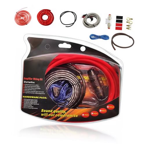 NUOBESTY 1 Satz Car-Audio-Kit Auto-Verstärker-Verkabelungssatz Amp -Installations -Kit Verkabelungssätze für Autoverstärker Verstärkerverdrahtungskit Verstärker-Kit Abs NUOBESTY 1 Satz Car-Audio-Kit Auto-Verstärker-Verkabelungssatz Amp -Installations -Kit Verkabelungssätze für Autoverstärker Verstärkerverdrahtungskit Verstärker-Kit Abs von NUOBESTY