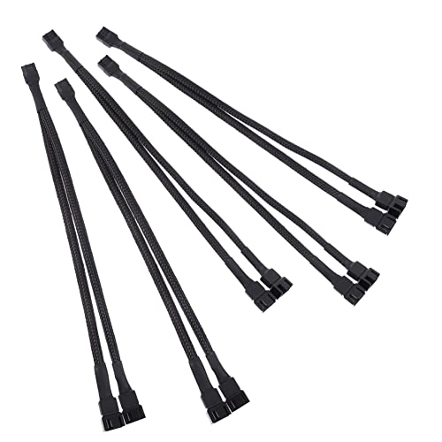 NUOBESTY 1 Satz Expansionskabel Der Lüfterschnittstelle Lüfter Verlängerungskabel Splitterkabel Für Lüfter Adapterkabel Für Lüfter Pvc-isolierung Black 5 Stück NUOBESTY 1 Satz Expansionskabel Der Lüfterschnittstelle Lüfter Verlängerungskabel Splitterkabel Für Lüfter Adapterkabel Für Lüfter Pvc-isolierung Black 5 Stück von NUOBESTY