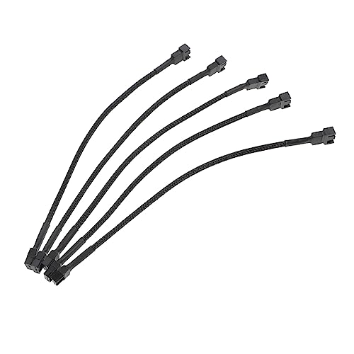 NUOBESTY 1 Satz Lüfterschnittstellenverlängerungskabel Stromverlängerungskabel Für Computerlüfter Lüfter Stromversorgungskabel Pwm-lüfter-verlängerungskabel Schwarz Pvc-isolierung 5 Stück NUOBESTY 1 Satz Lüfterschnittstellenverlängerungskabel Stromverlängerungskabel Für Computerlüfter Lüfter Stromversorgungskabel Pwm-lüfter-verlängerungskabel Schwarz Pvc-isolierung 5 Stück von NUOBESTY