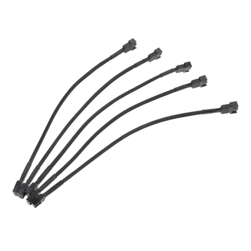 NUOBESTY 1 Satz Lüfterschnittstellenverlängerungskabel Verlängerungskabel Für Atx Gehäuse Pwm-lüfter-verlängerungskabel Konverter Für Computergehäuse Pvc-isolierung Schwarz 5 Stück NUOBESTY 1 Satz Lüfterschnittstellenverlängerungskabel Verlängerungskabel Für Atx Gehäuse Pwm-lüfter-verlängerungskabel Konverter Für Computergehäuse Pvc-isolierung Schwarz 5 Stück von NUOBESTY