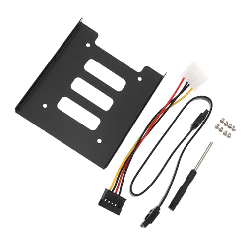 NUOBESTY 1 Satz SSD zu HDD Halterung SSD-Laufwerk intern Externe Festplatte Bucht Fahren Festplattenhalter Festplatteneinschub SSD festplattenadapter Metall Black NUOBESTY 1 Satz SSD zu HDD Halterung SSD-Laufwerk intern Externe Festplatte Bucht Fahren Festplattenhalter Festplatteneinschub SSD festplattenadapter Metall Black von NUOBESTY