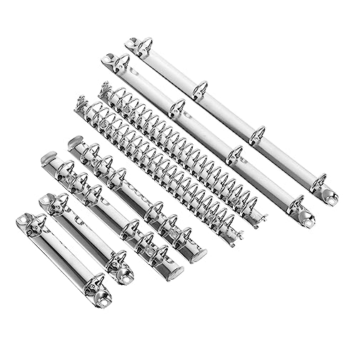 NUOBESTY 1 Satz Stanzmechanismen Für Ordner Buchrückeneinlage Diy Notebook Zubehör Fixieren Von Bindemitteln Mechanismus-binder Buchbinderinge Bindekämme Bindemaschine Metall Loses Blatt A4 von NUOBESTY