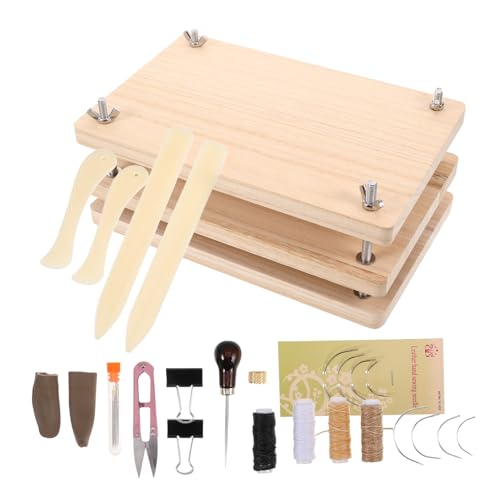 NUOBESTY 1 Set Buchbindeset Bücherbindeset Buchbindewerkzeuge Buchpresse Buchbindereparaturset Manuelle Papierpresse Handgefertigte Buchbindewerkzeuge Buchbindelineal Set Aus Metall NUOBESTY 1 Set Buchbindeset Bücherbindeset Buchbindewerkzeuge Buchpresse Buchbindereparaturset Manuelle Papierpresse Handgefertigte Buchbindewerkzeuge Buchbindelineal Set Aus Metall von NUOBESTY