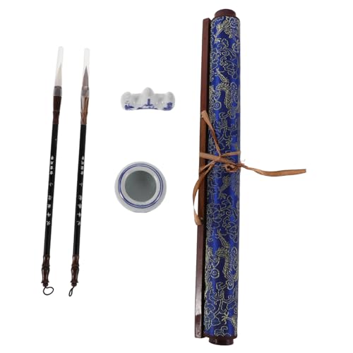 NUOBESTY 1 Set Kalligraphie-wasserschreibtuch-set: Enthält Pinselstift/stiftablage/brokatstoff/schreibheft – Wiederverwendbar Für Die Chinesische Kalligraphie-praxis NUOBESTY 1 Set Kalligraphie-wasserschreibtuch-set: Enthält Pinselstift/stiftablage/brokatstoff/schreibheft – Wiederverwendbar Für Die Chinesische Kalligraphie-praxis von NUOBESTY