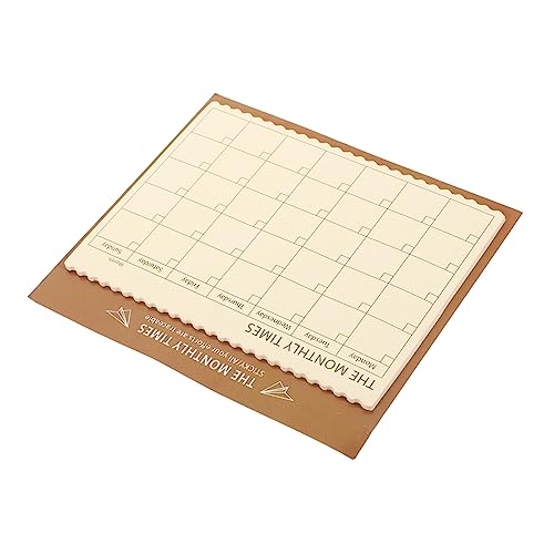 NUOBESTY 1 Stück Geschäftsplan rosa Notizblock Zeitplaner Notizblock To-Do-Listen-Planer Planke digital write board schreintischorganizer notizblock auflisten Täglicher Notizblock Papier von NUOBESTY