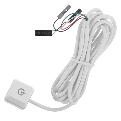 NUOBESTY 1.65M Externer Netzschalter für PC Verlängerungskabel Praktischer Desktop Netzschalter für Einfaches Einschalten für Computer Motherboard Langlebige Materialien von NUOBESTY