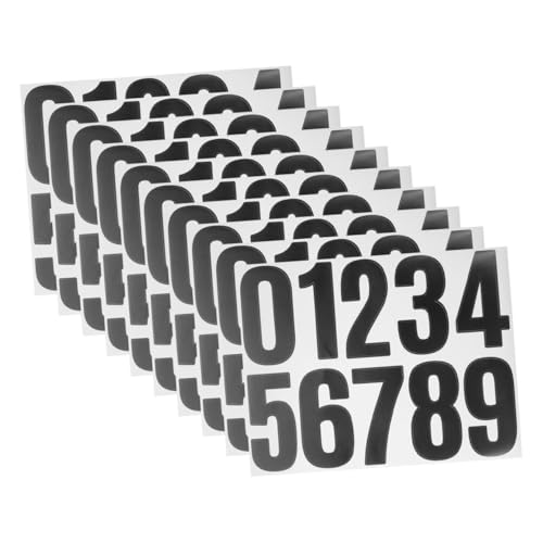 NUOBESTY 10 Blatt Digitale Aufkleber Diy-zahlen Mailbox -nummer Aufkleber Adressnummern Für Postfach Aufklebernummern Klebenummern Für Behälter Black Vinyl-aufkleber NUOBESTY 10 Blatt Digitale Aufkleber Diy-zahlen Mailbox -nummer Aufkleber Adressnummern Für Postfach Aufklebernummern Klebenummern Für Behälter Black Vinyl-aufkleber von NUOBESTY