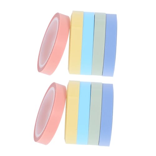 NUOBESTY 10 Rollen Transparentes Klebeband Für Schule Und Büro: Beschreibbares Und Entfernbares Klebeband, Transparente Seitenmarkierungen Für Anmerkungsindex-etikettenaufkleber NUOBESTY 10 Rollen Transparentes Klebeband Für Schule Und Büro: Beschreibbares Und Entfernbares Klebeband, Transparente Seitenmarkierungen Für Anmerkungsindex-etikettenaufkleber von NUOBESTY