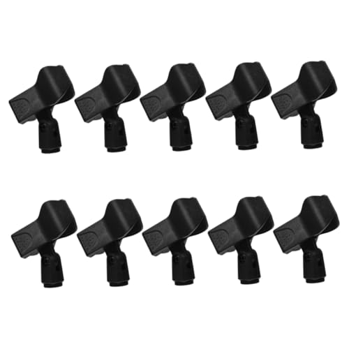 NUOBESTY 10 Stück Mikrofonkopfhörerclip Mikrofon-Clip Am Revers Mikrofon-Clip-Adapter Universeller Clip Universeller Mikrofonclip Mikrofon Mikrofonclip Zubehör Für Mikrofone Plastik Schwarz NUOBESTY 10 Stück Mikrofonkopfhörerclip Mikrofon-Clip Am Revers Mikrofon-Clip-Adapter Universeller Clip Universeller Mikrofonclip Mikrofon Mikrofonclip Zubehör Für Mikrofone Plastik Schwarz von NUOBESTY