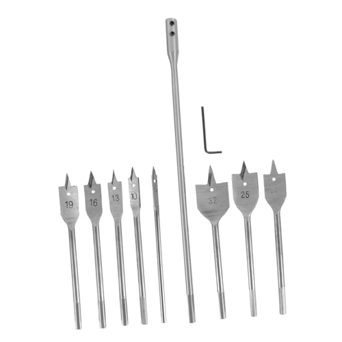 NUOBESTY 10 Teiliges Holzbohrer Set Stufenbohrer Holzbearbeitungswerkzeuge 3 Blatt Bohrer Holzbearbeitungs Handwerkzeug Holzbohrer Lochsägen Holzbearbeitungswerkzeug Hartstahl NUOBESTY 10 Teiliges Holzbohrer Set Stufenbohrer Holzbearbeitungswerkzeuge 3 Blatt Bohrer Holzbearbeitungs Handwerkzeug Holzbohrer Lochsägen Holzbearbeitungswerkzeug Hartstahl von NUOBESTY